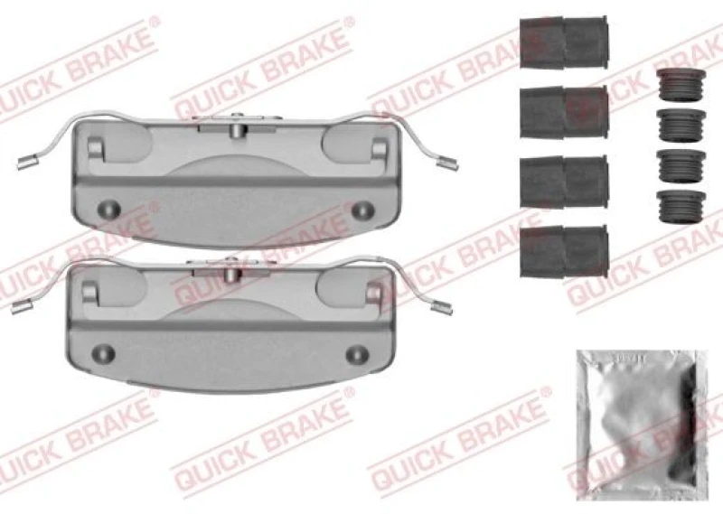 Image of QUICK BRAKE Brake pad fitting kit QUICK BRAKE 109-0041