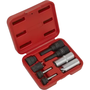 Image of Sealey 8 Piece 1/2" Drive Diesel Injector Repair Socket Set 1/2"