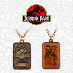 image of Jurassic Park Mosquito in Amber Necklace - Only 9995 Worldwide