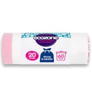 Image of Ecozone Biodegradable Bin Liners 60L 30 Bags