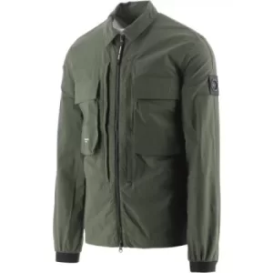 Image of Marshall Artist Khaki Forte Polyamide Overshirt