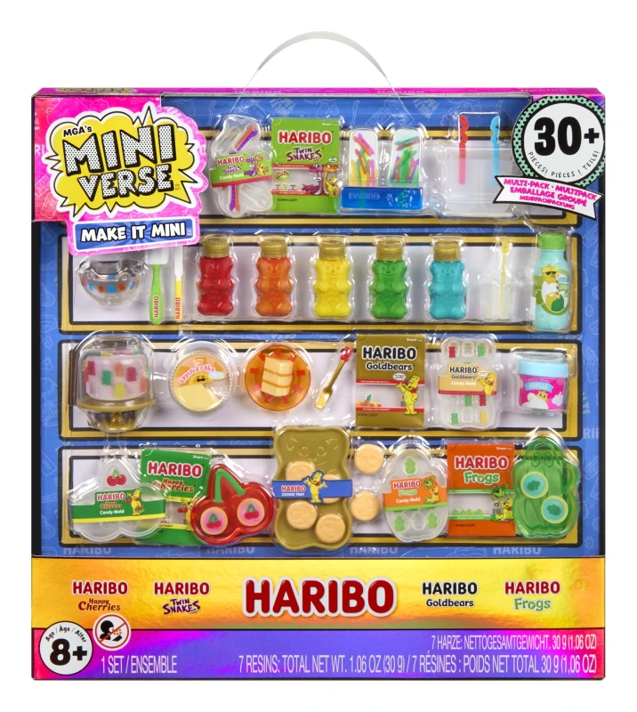 Image of MGA's Miniverse Make It Mini Haribo Multipack - Mini Collectables DIY Resin Play Replica Candy Mix & Match Creations NOT Edible - For Collectors