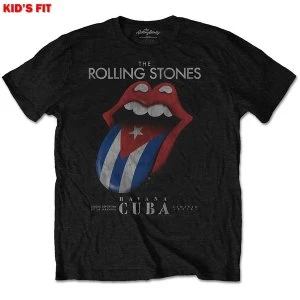 Image of The Rolling Stones - Havana Cuba Kids 3 - 4 Years T-Shirt - Black