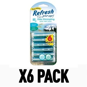 image of Alpine Meadow/Summer (Pack Of 6) Refresh Vent Stick