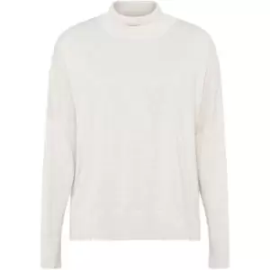 image of French Connection Klarise Recycled High Neck Jumper - Beige