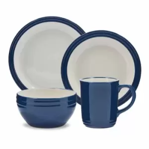 image of Barbary & Oak Foundry 16 Piece Dinnerware - Blue