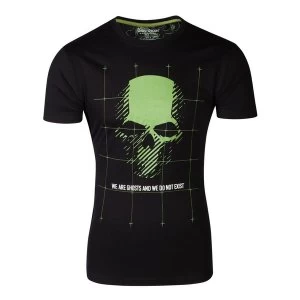 image of Ghost Recon - Skull Latitude Mens Large T-Shirt - Black