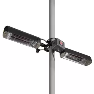 Image of Dellonda Folding Gazebo/Patio Infrared Heater 2 Panels 5M Cable 1600W DG176