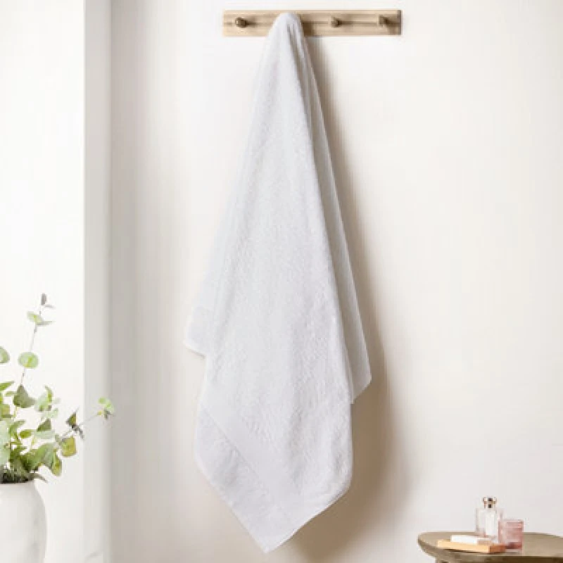 Image of Bianca Fine Linens Supima Cotton 100X150Cm Bath Sheet White