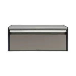 Brabantia Platinum Fall Front Bread Bin Grey - main image