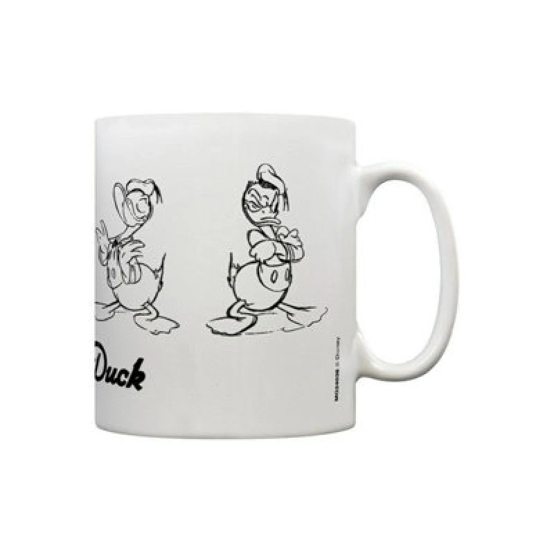 Image of Disney Sketch Donald Duck Mug White unisex