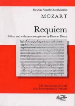 Image of Mozart Requiem Revised Druce Vocal Sco by Zzz Paperback