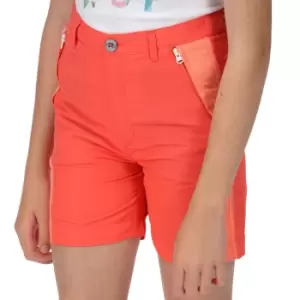 Image of Regatta Girls Sorcer Mountain II Quick Drying Summer Shorts 13 Years - Waist 67-68cm (Height 153-158cm)