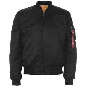 Image of Alpha Industries Bomber Jacket - All Black 404