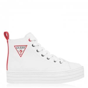 Image of Guess Hi Top - White