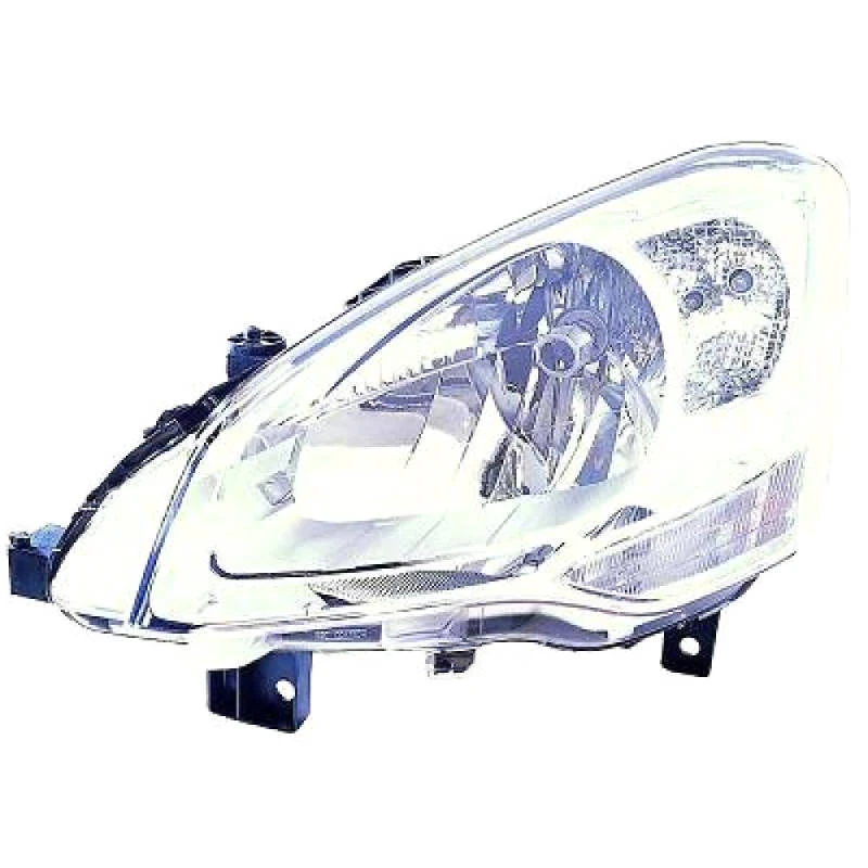 Image of DIEDERICHS 4013680 Headlights H4, with bulb, Right, with motor for headlamp levelling, Halogen Headlight (259)
