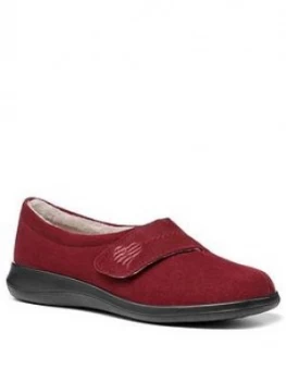 Image of Hotter Wrap Slippers, Red, Size 8, Women