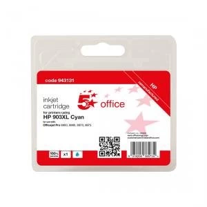 Image of 5 Star Office Supplies Inkjet Cartridge Page Life Cyan 825pp HP