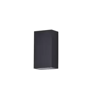 image of Times Square Integrated LED Wall Lamp Black, IP54