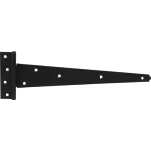 image of GateMate Medium Tee Hinges 300mm Epoxy (2 Pack) in Black