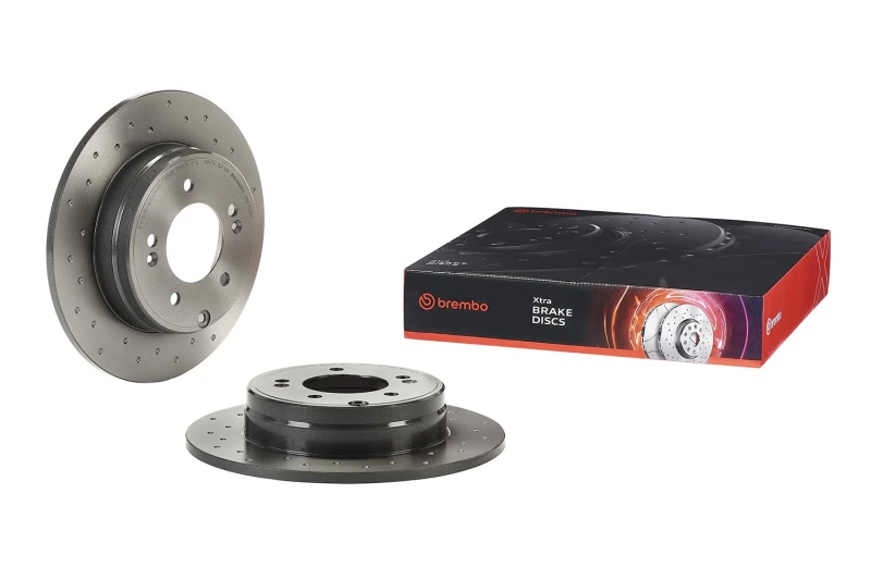 Image of BREMBO Brake disc BREMBO 08.A708.1X