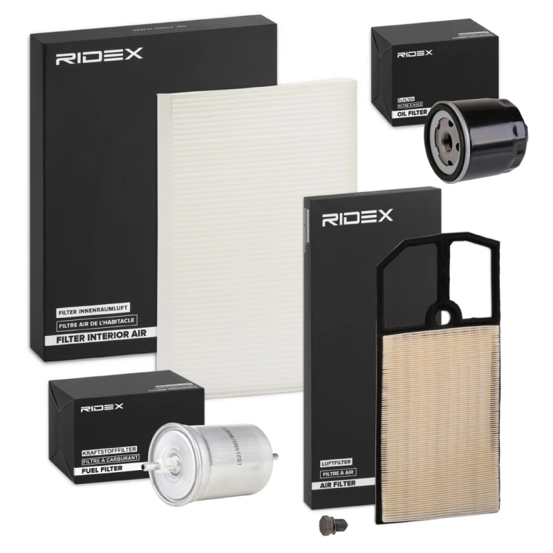 Image of RIDEX 4055F0853 Filter Set with air filter Filter Set (4055)