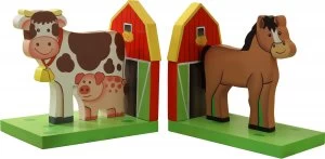 image of Fantasy Fields Happy Farm Bookends.