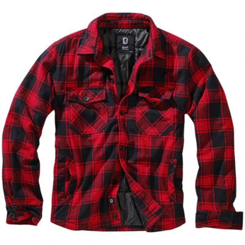 Image of Brandit Lumber Jacket Red / Black Size Xxxxxx Large