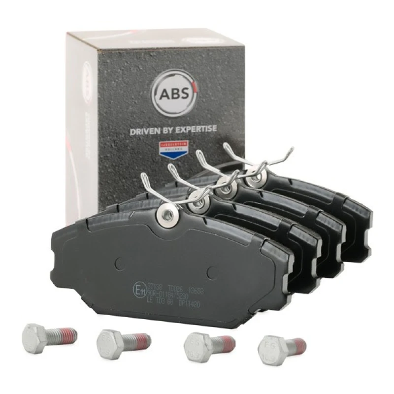 Image of A.B.S. 37138 Brake pad set without integrated wear sensor Brake Pad Set,disc brake (402)
