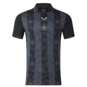 Image of Castore Newcastle United Fourth Shirt 2022 2023 Adults - Black