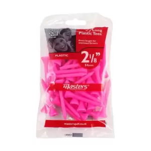 Image of Masters Plastic Tees (bag Of 40) (2 1/8", Pink)