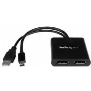 image of StarTech Mst Hub Mini Displayport To 2x Displayport