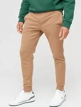 Image of Mens Lacoste Organic Cotton Fleece Trackpants Size 3 - S Brown
