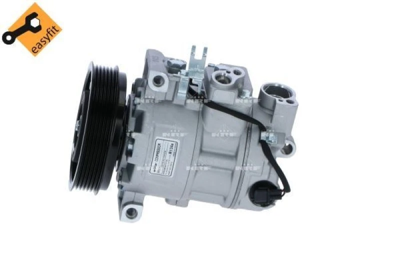 Image of NRF 32512 AC Compressor EASY FIT PAG 46, Refrigerant: R134a, with seal ring, with gaskets/seals Compressor,air conditioning (447)