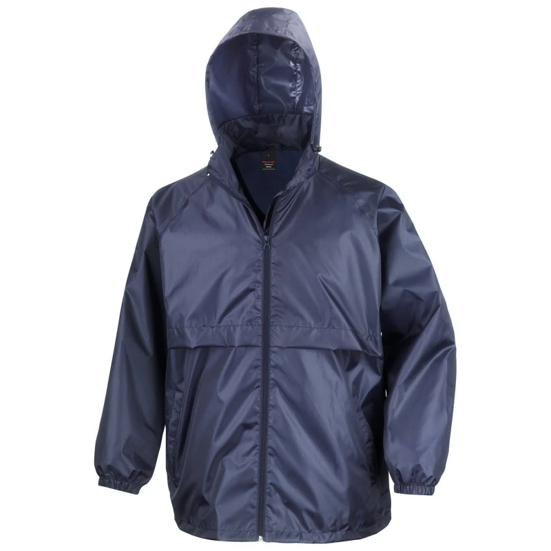 Image of Result Core Mens Windbreaker in Navy Size: Small Navy Male S