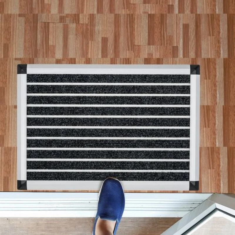 Image of Floortex Doortex Alumat Indoor Entrance Mat, Grey - 40 x 60cm