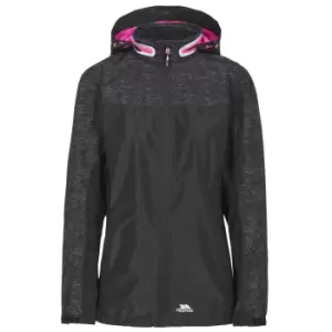 image of Trespass Womens/Ladies Attraction Jacket (XXS) (Reflective Print Black)