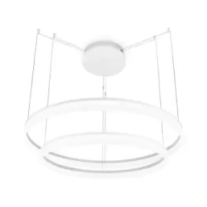 Image of Leds-C4 GROK - Integrated LED Large Ceiling Pendant Light White