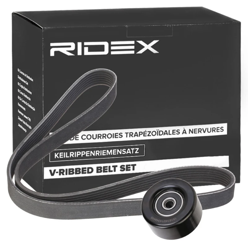 Image of RIDEX 542R0782 V-ribbed belt set V-Ribbed Belt Set (542)