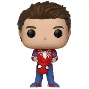 image of Marvel Spider-Man Gamerverse Unmasked Spider-man Pop! Vinyl Figure