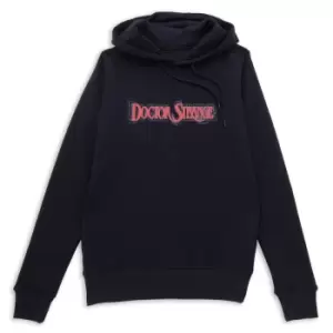 Image of Marvel Dr Strange Tri-Colour Logo Hoodie - Navy - L