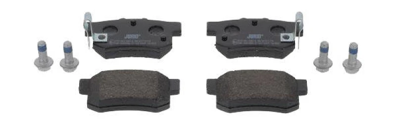 Image of JURID 572138J Brake pad set with acoustic wear warning, without accessories Brake Pad Set,disc brake (402)