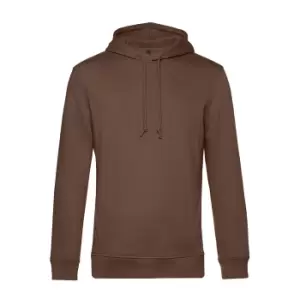 Image of B&C Mens Organic Hooded Sweater (2XL) (Mocha)