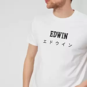 image of Edwin Mens Edwin Japan T-Shirt - White - M