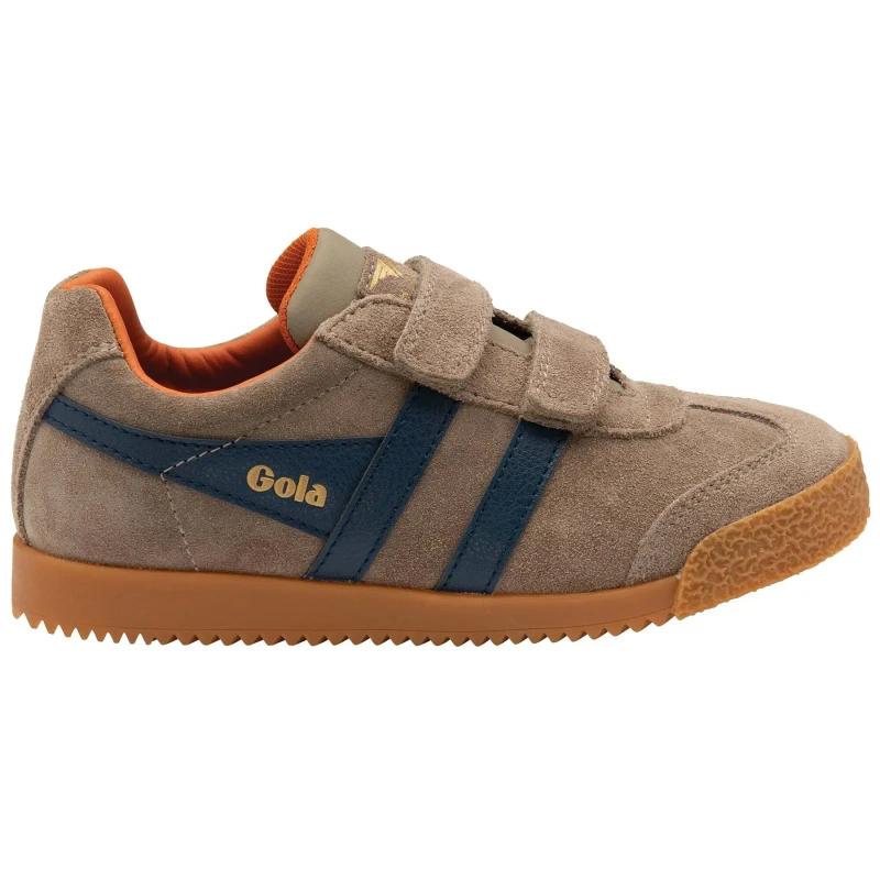 Image of Gola Children's Trainers Gola Harrier Strap Marron Unisex 28