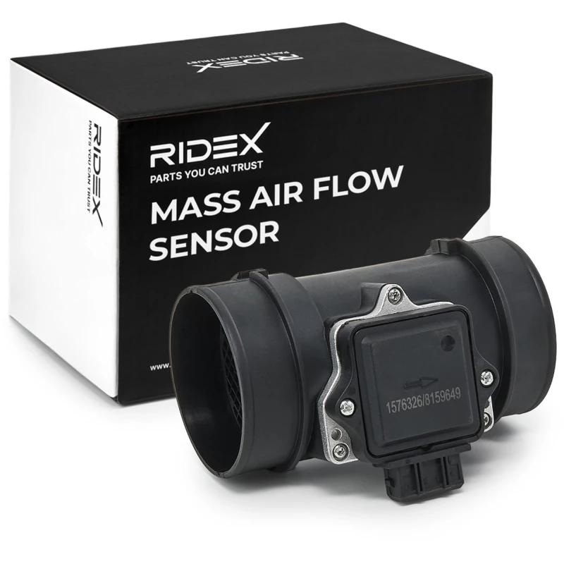 Image of RIDEX 3926A0121 Mass air flow sensor with housing Air Mass Sensor (3926)