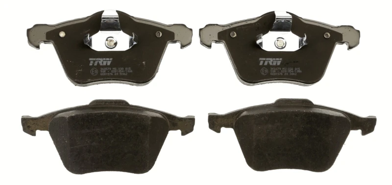 Image of TRW GDB1576 Brake pad set not prepared for wear warning indicator Brake Pad Set,disc brake (402)