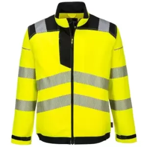 Image of Portwest - T500YBRM - sz M PW3 Hi-Vis Work Jacket - Yellow/Blue - Yellow/Blue
