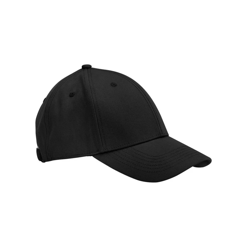Image of Beechfield Beechfield Men 6 Panel Cotton Canvas Cap in Black One Size Male 5063527162328
