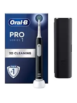 Oral-B Pro 1 Cross Action Black (+Travel Case)